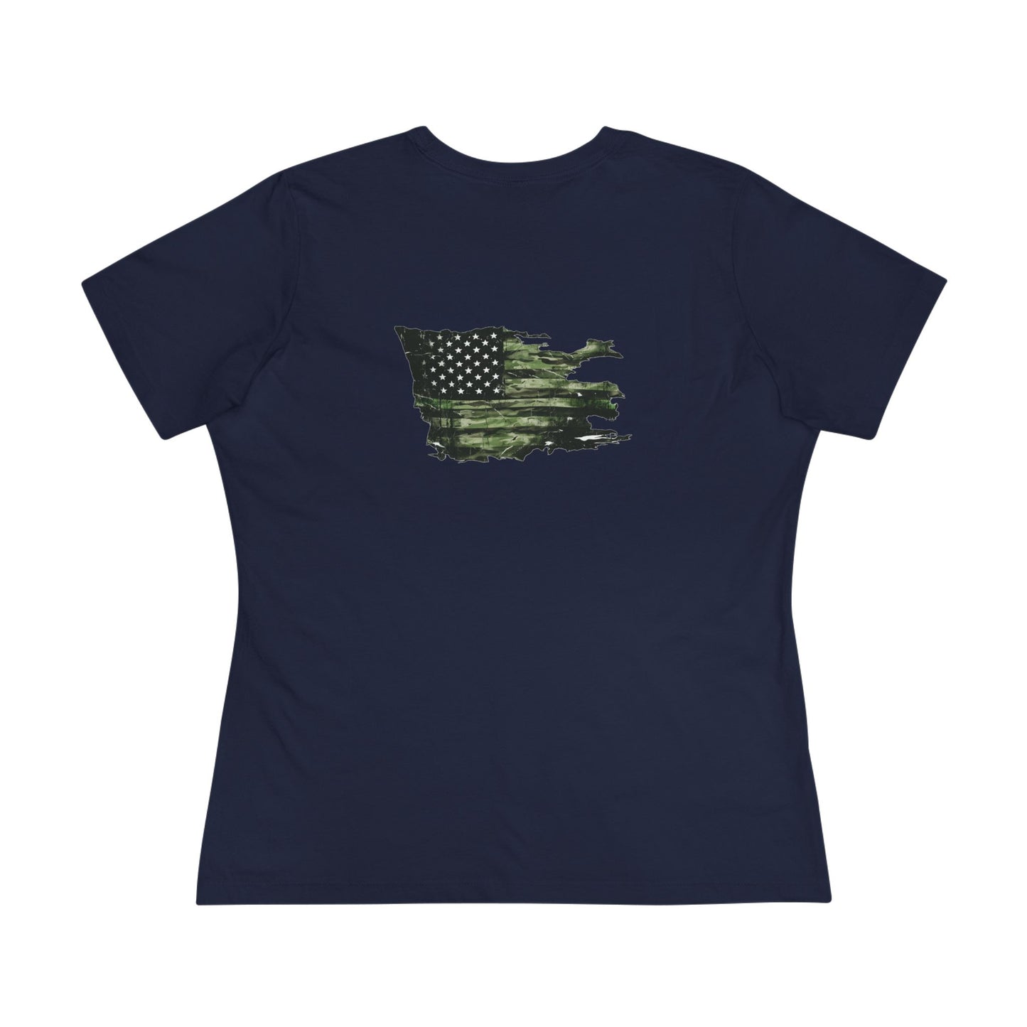 United We Serve - Military women's tee - funny gym shirt by DoD Fitness