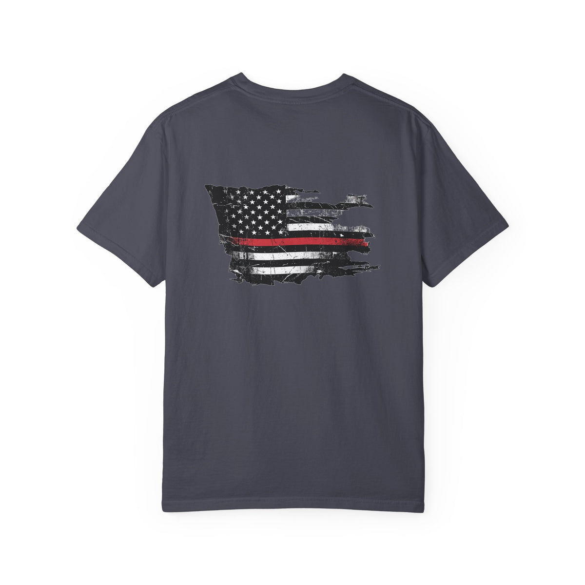 Thin Red Line men's tee - funny gym shirt by DoD Fitness