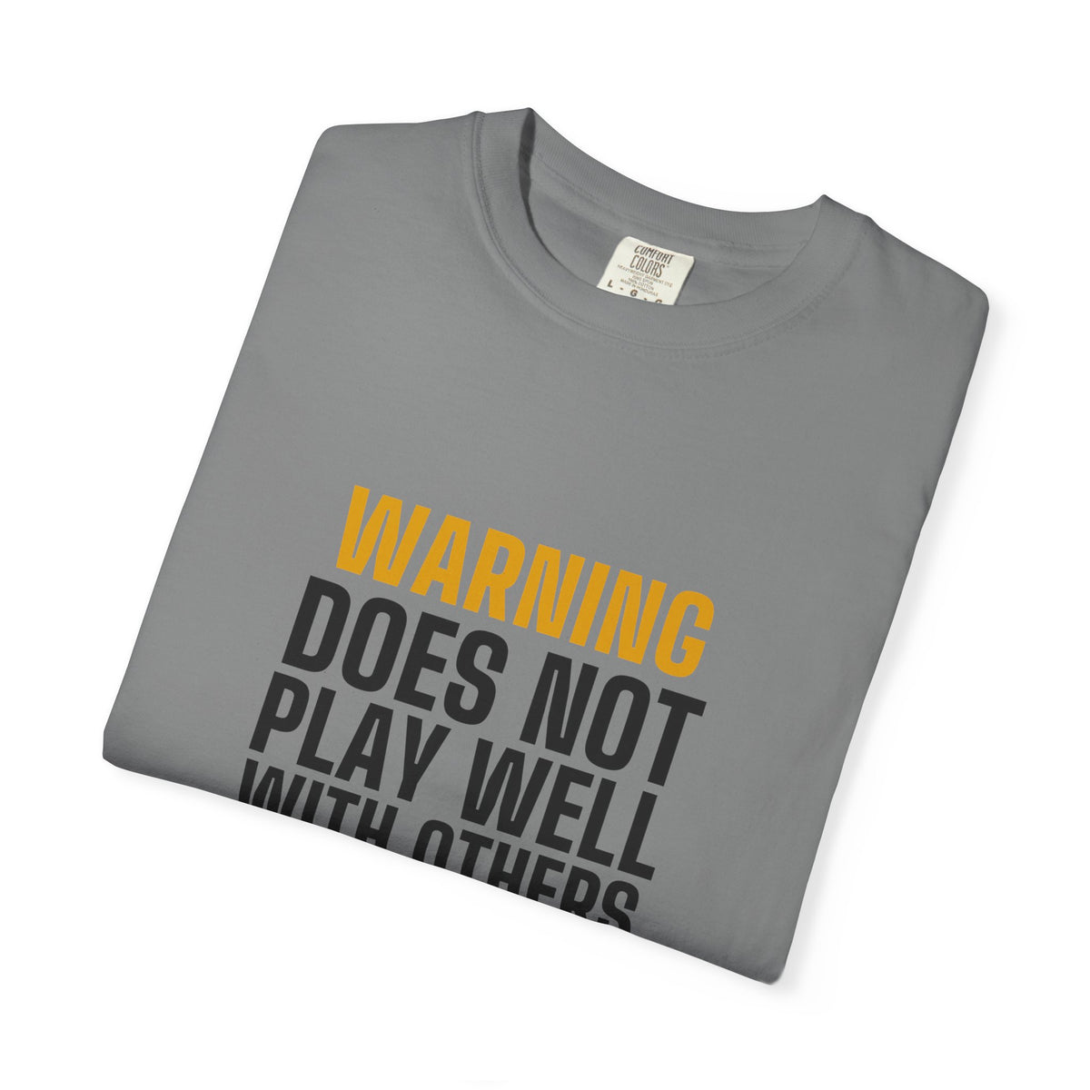 Warning Label men's tee - funny gym shirt by DoD Fitness