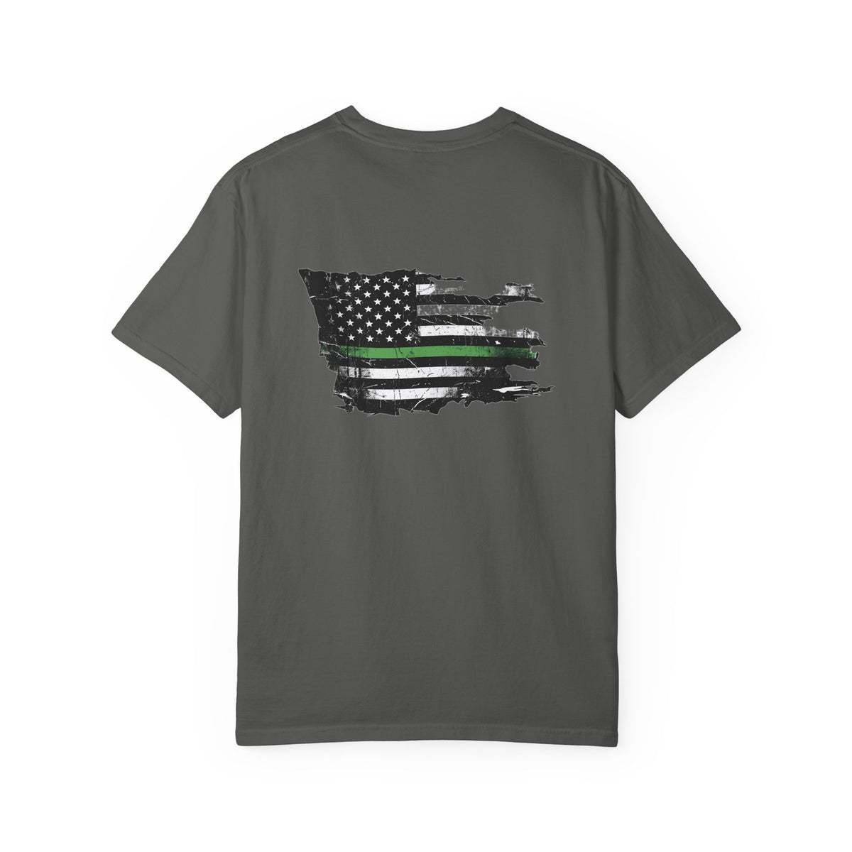 Thin Green Line men's tee - funny gym shirt by DoD Fitness