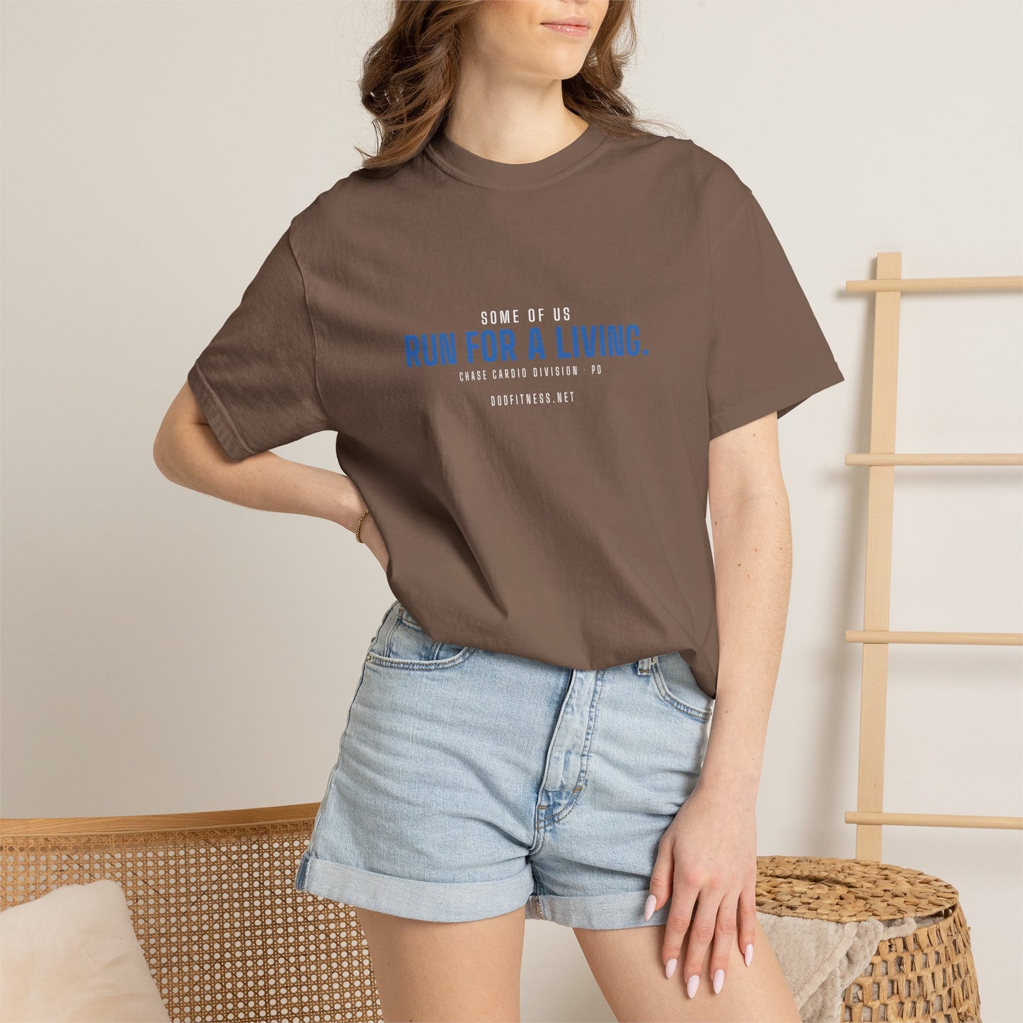 DoD Fitness - Run For A Living Men's Tee