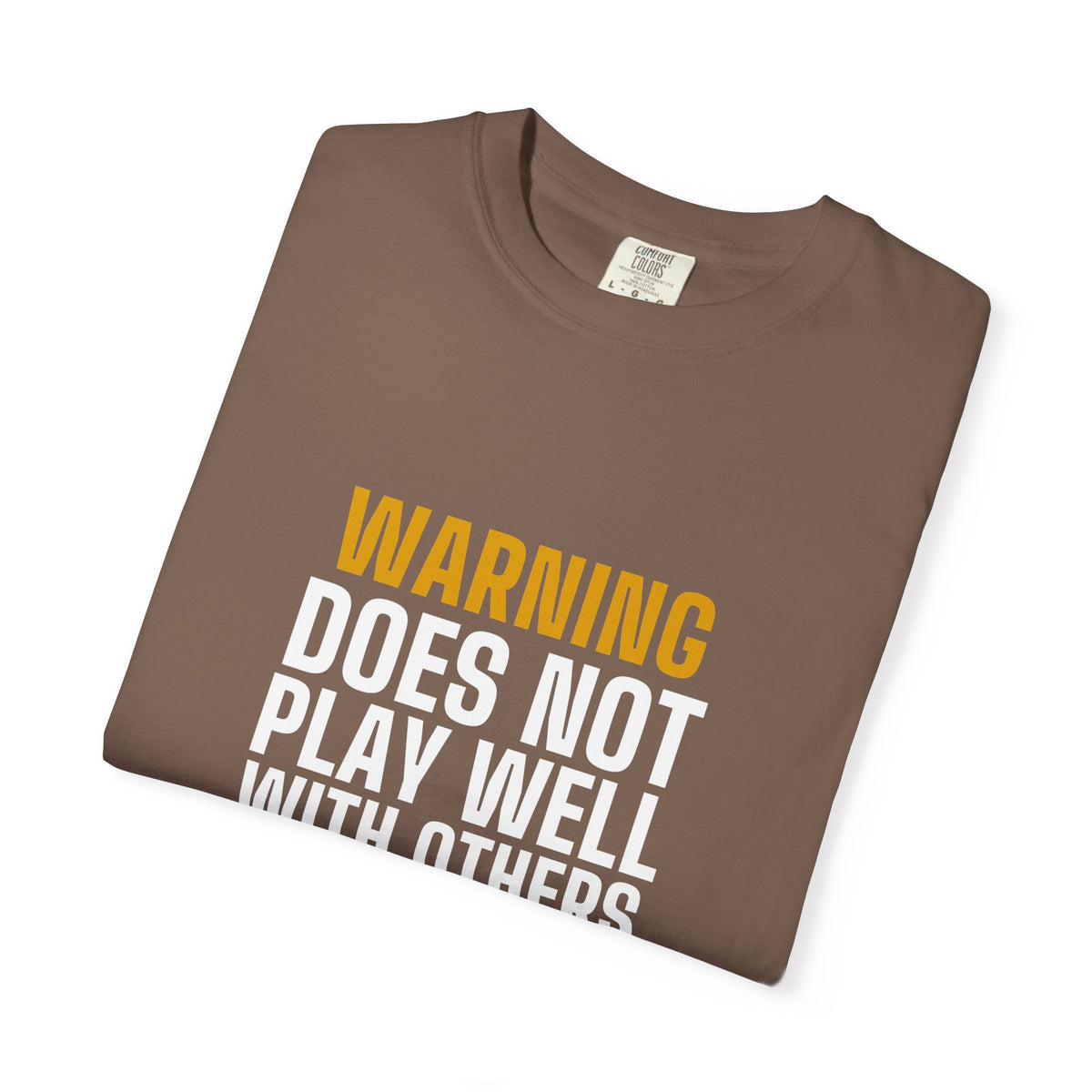 Warning Label men's tee - funny gym shirt by DoD Fitness