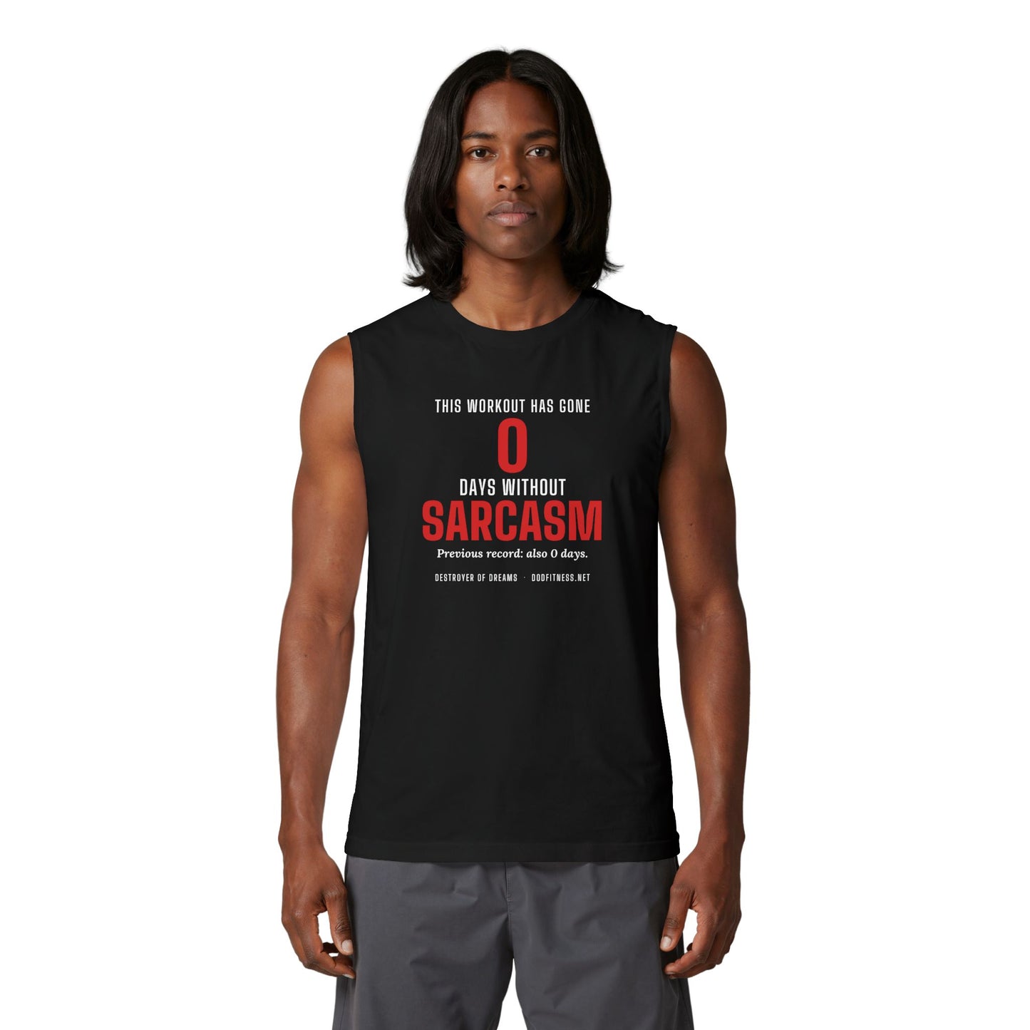 DoD Fitness - 0 Days Sarcasm Stringer Tank