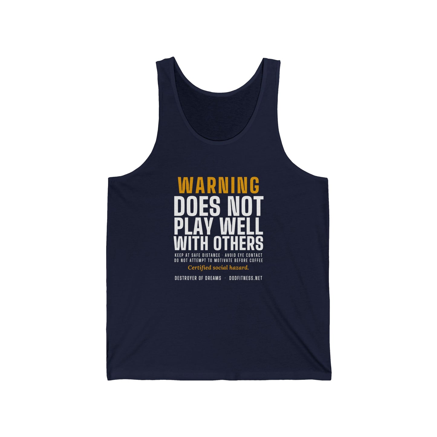 DoD Fitness - Warning Label Men's Tank