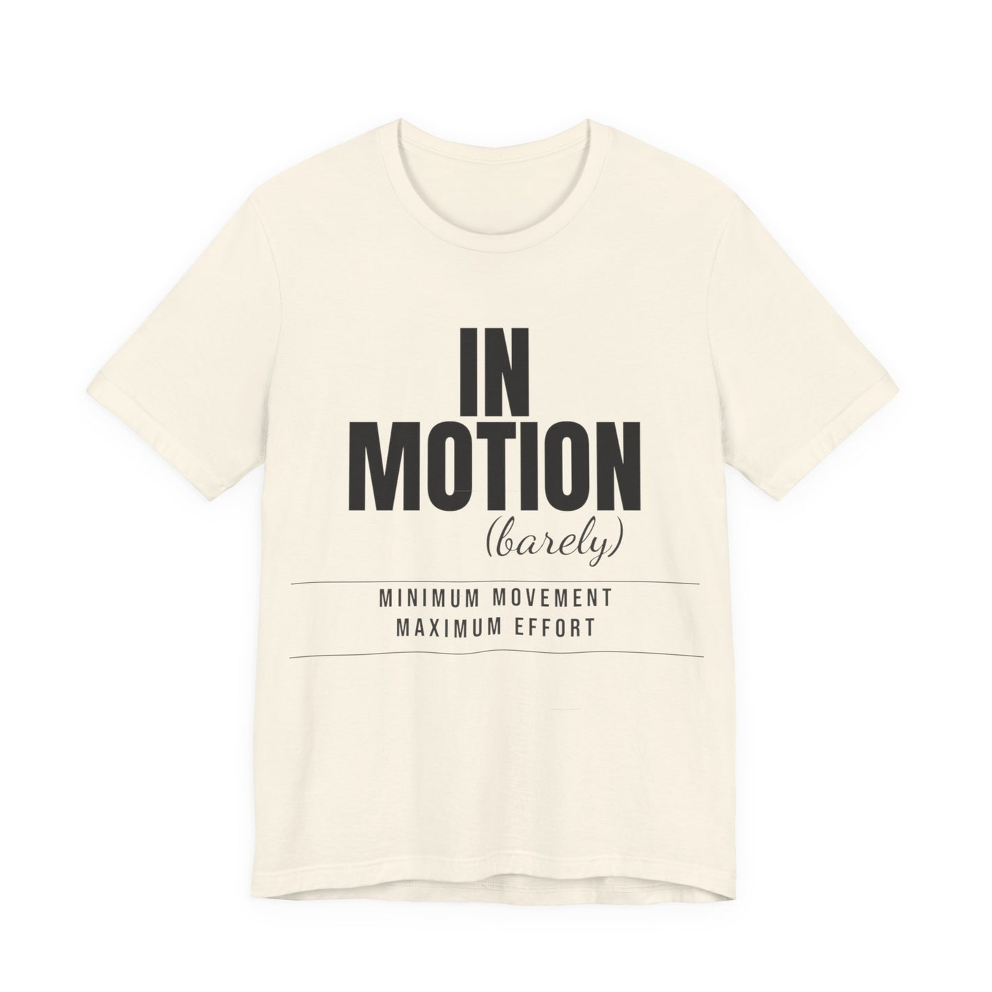 DoD Fitness - In Motion - Barely Moving Men's Tee