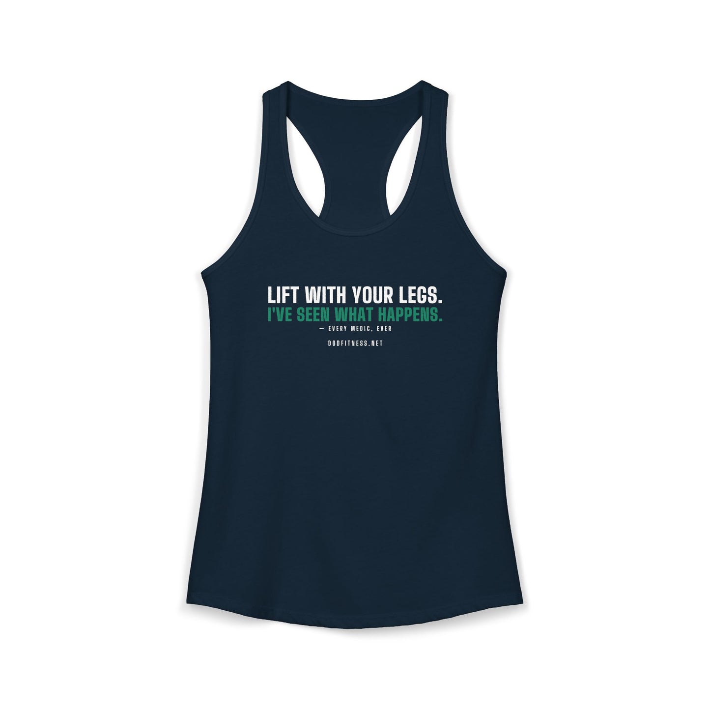 DoD Fitness - Lift With Your Legs Women's Tank