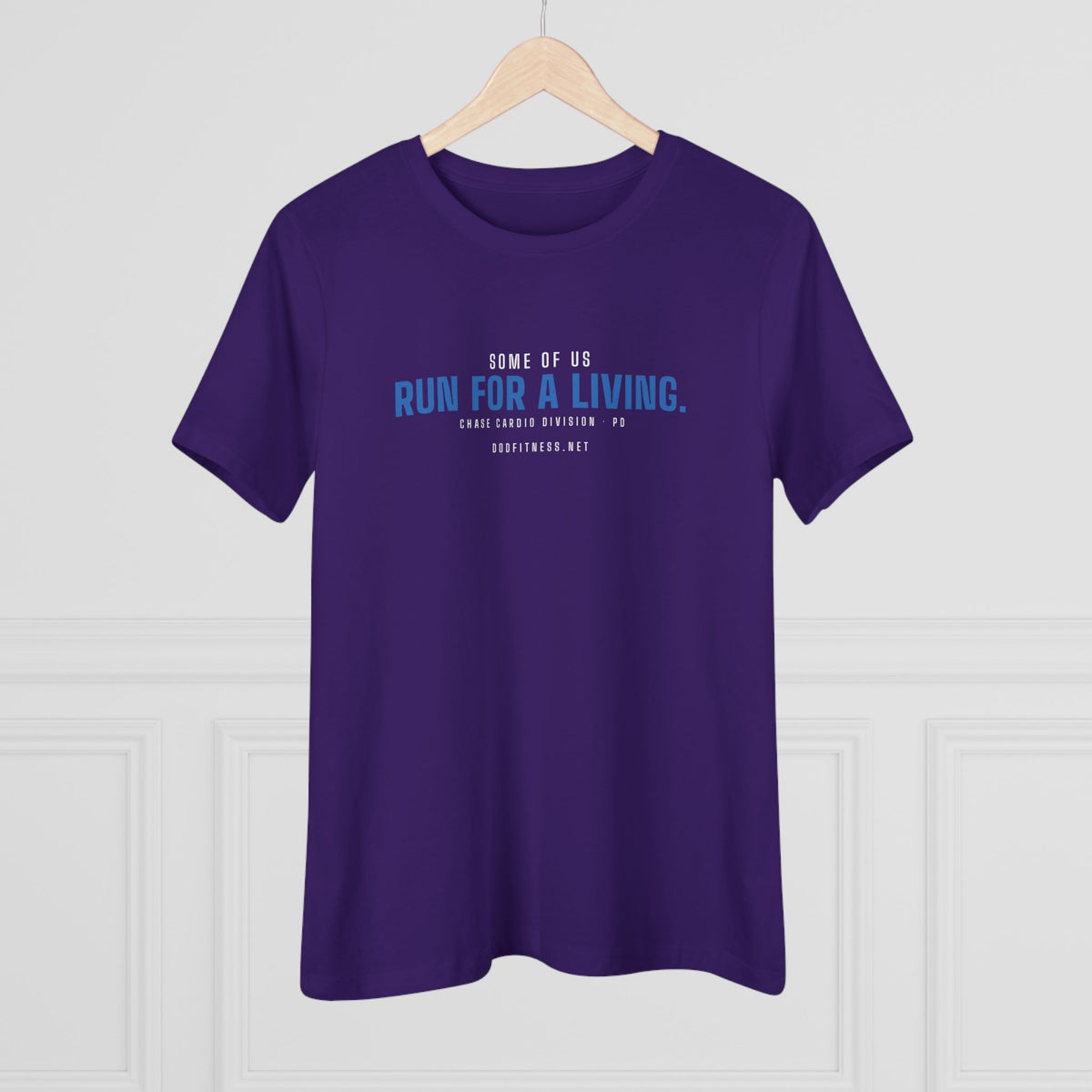 DoD Fitness - Run For A Living Women's Tee