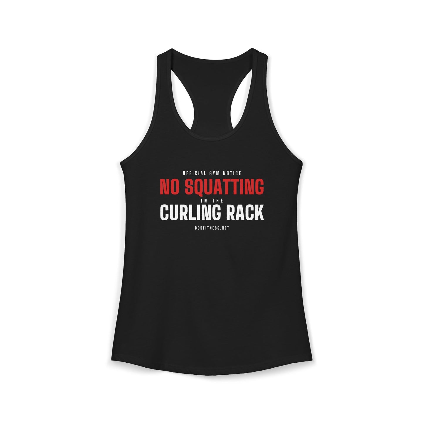 DoD Fitness - Curling Rack Women's Tank