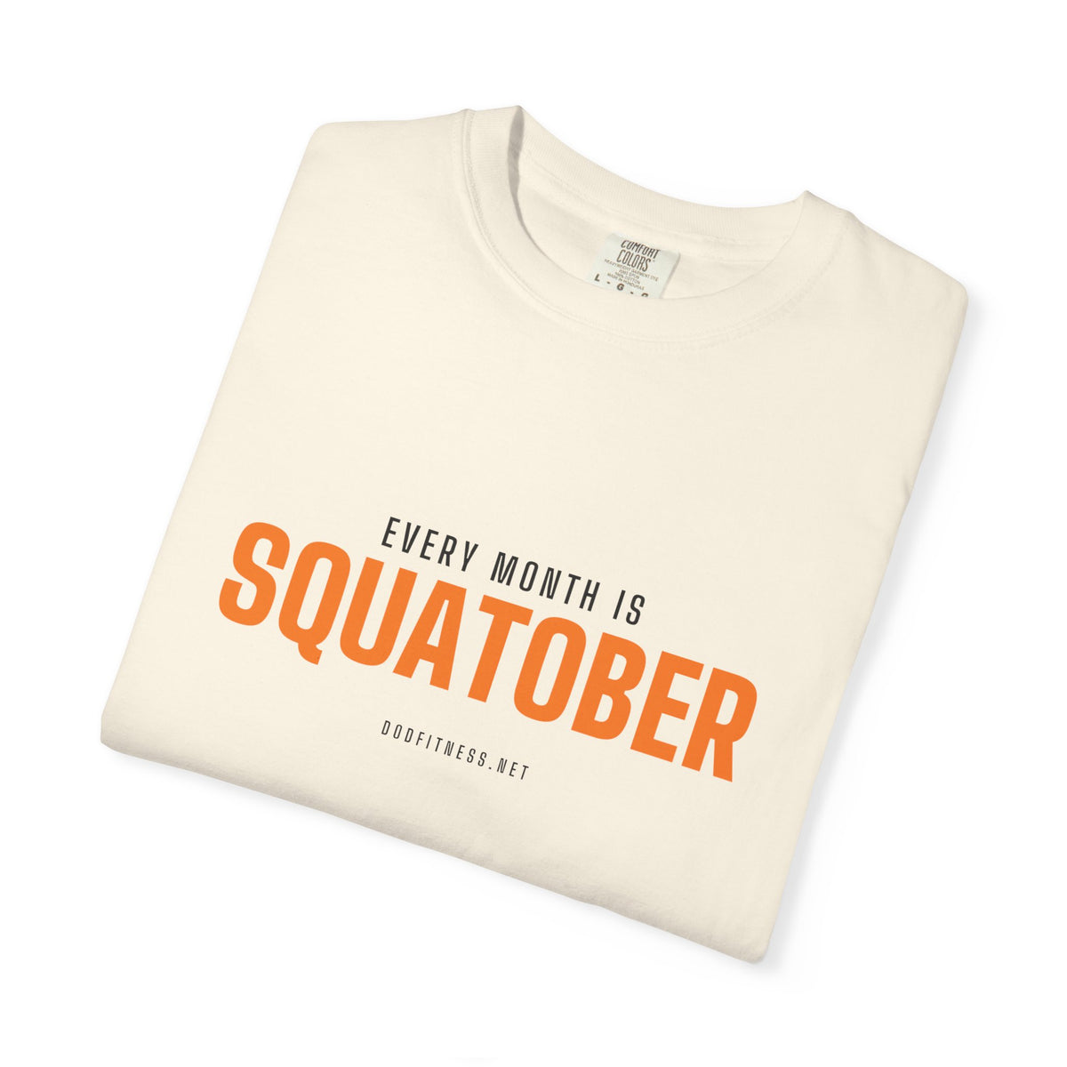 Squatober men's tee - funny gym shirt by DoD Fitness