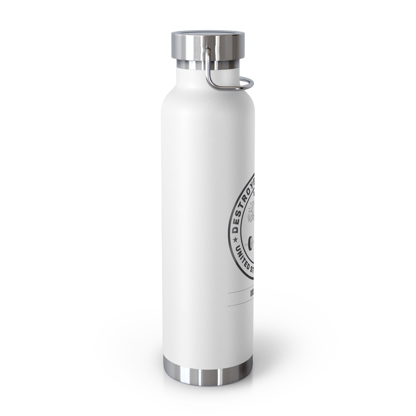 Fitness Logo Water Bottle — 22oz Copper Vacuum Insulated Sports Bottle