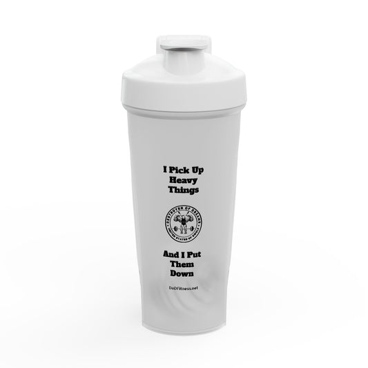Heavy Things Protein Shaker Bottle – Fitness Gym Blender Bottle