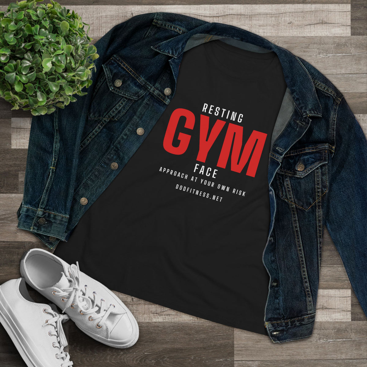 DoD Fitness - Resting Gym Face Women's Tee