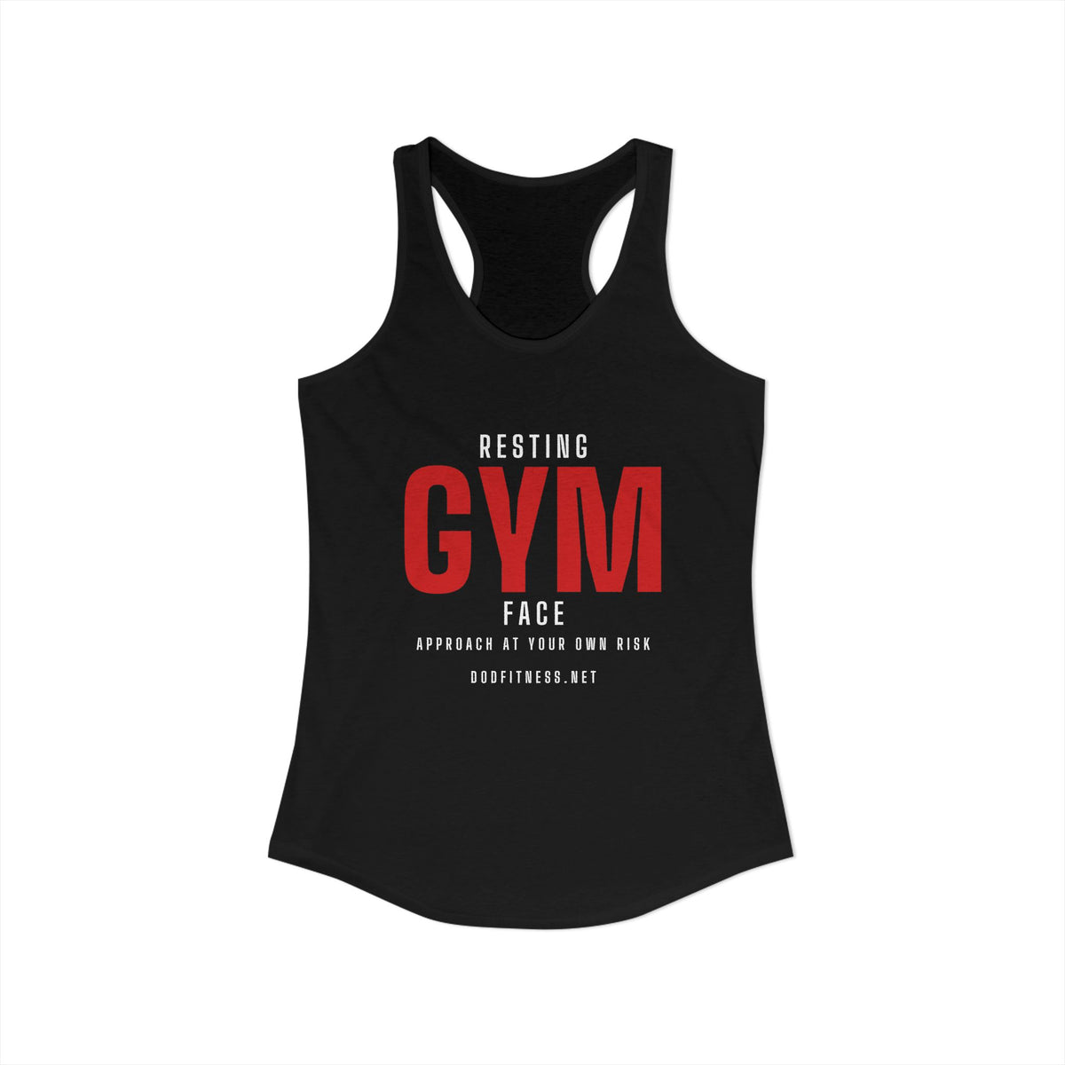 DoD Fitness - Resting Gym Face Women's Tank