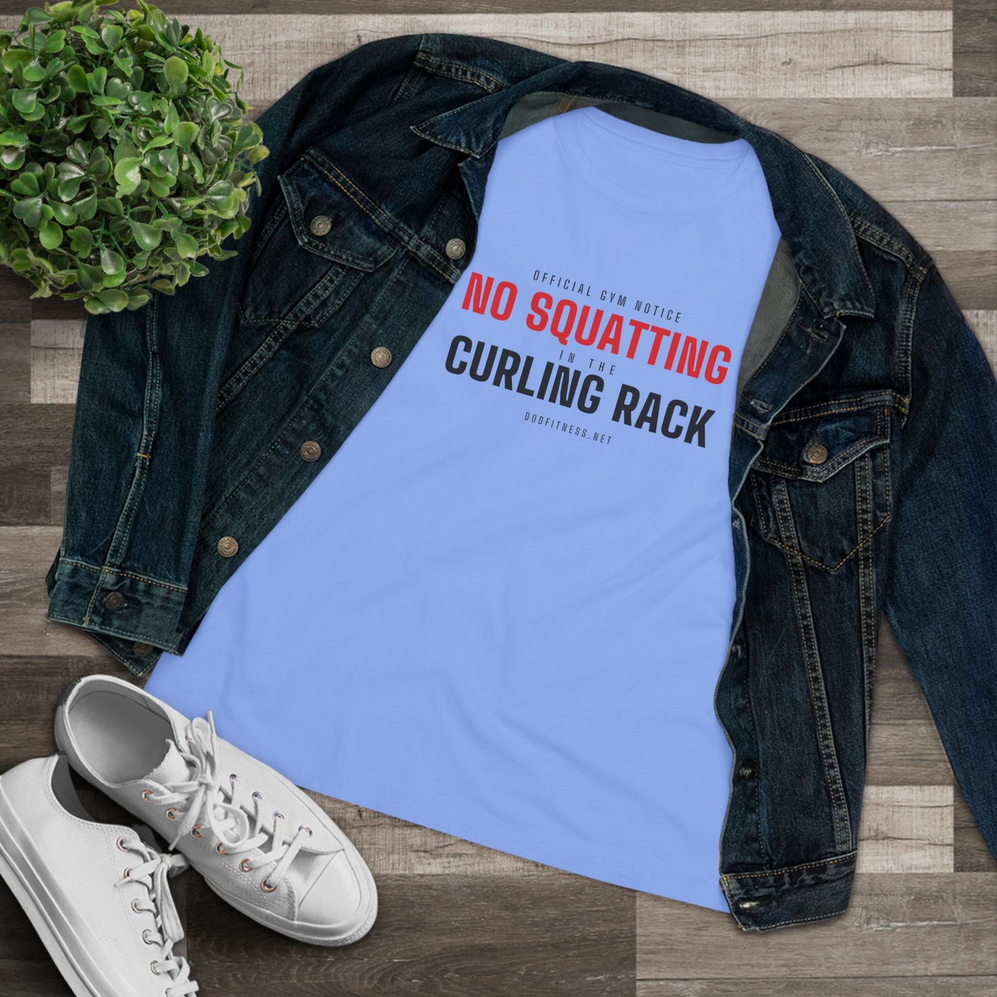 DoD Fitness - Curling Rack Women's Tee
