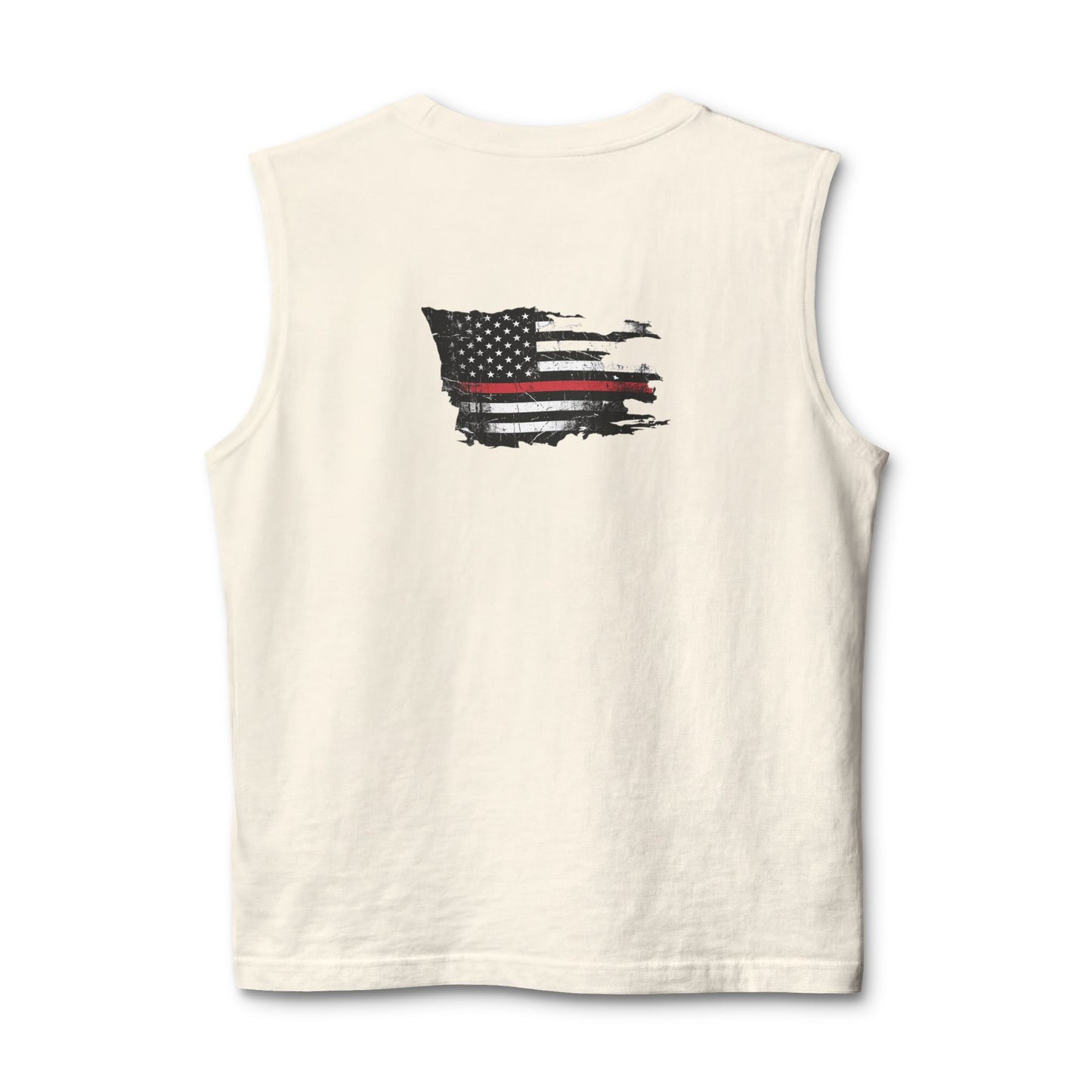 Thin Red Line stringer tank - funny gym shirt by DoD Fitness
