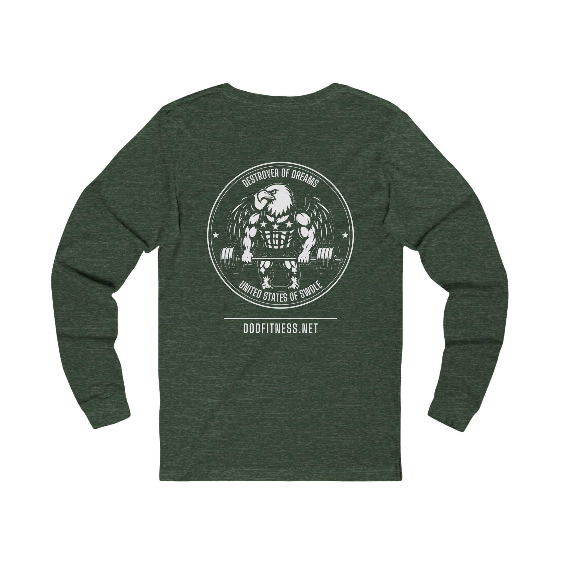 Mediocrates - Give It 60 Percent long sleeve tee - funny gym shirt by DoD Fitness