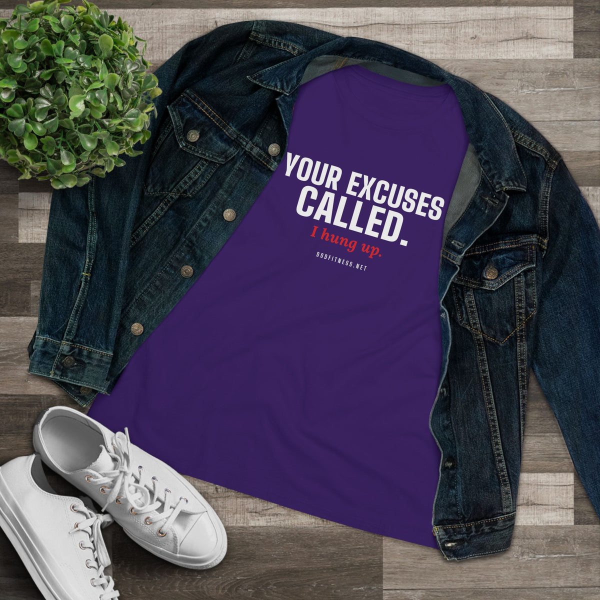 DoD Fitness - Excuses Called Women's Tee