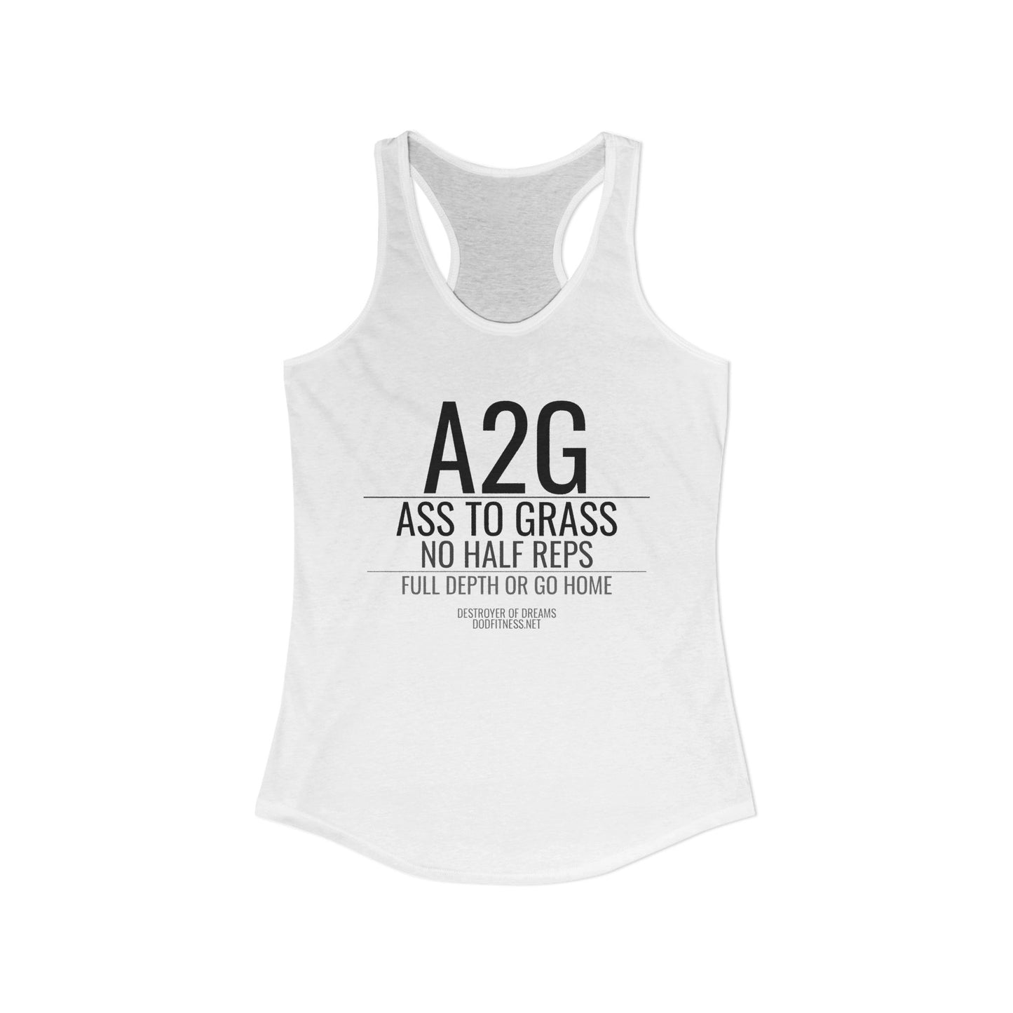 DoD Fitness - A2G - No Half Reps Women's Tank