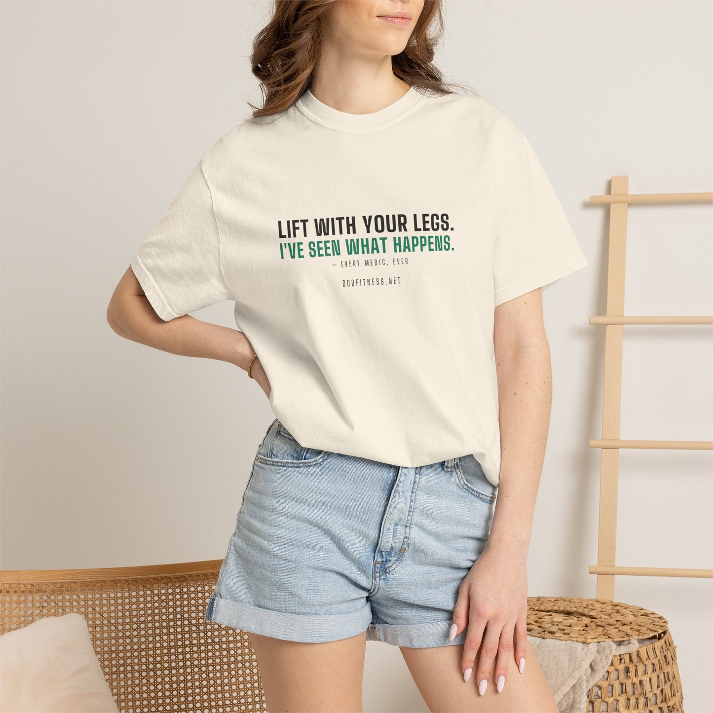 DoD Fitness - Lift With Your Legs Men's Tee