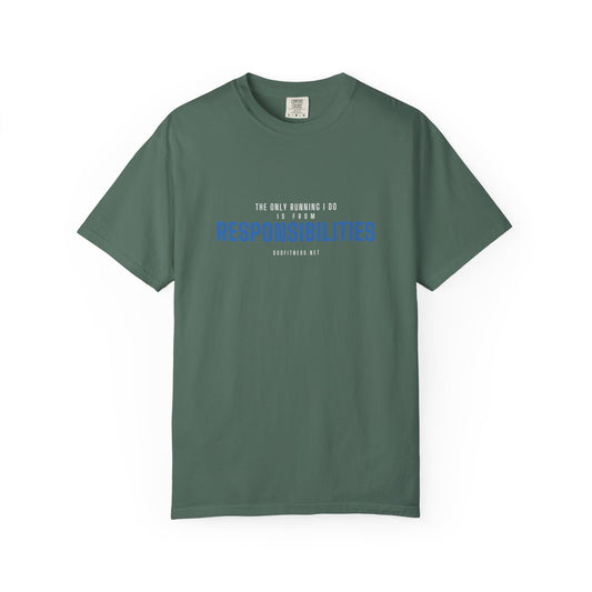 DoD Fitness - Running From Responsibilities Men's Tee