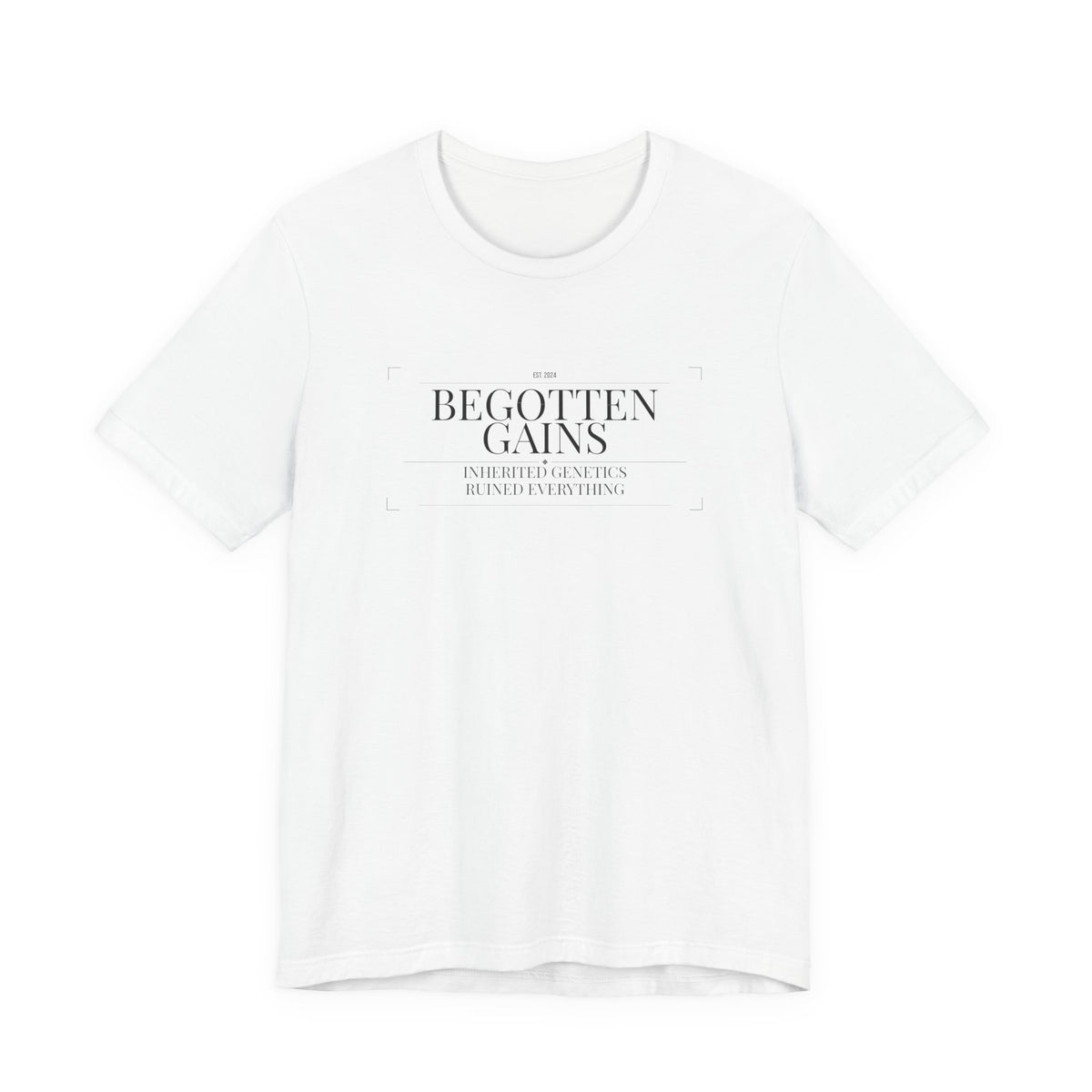 Begotten Gains - Iron Devotion men's tee - funny gym shirt by DoD Fitness