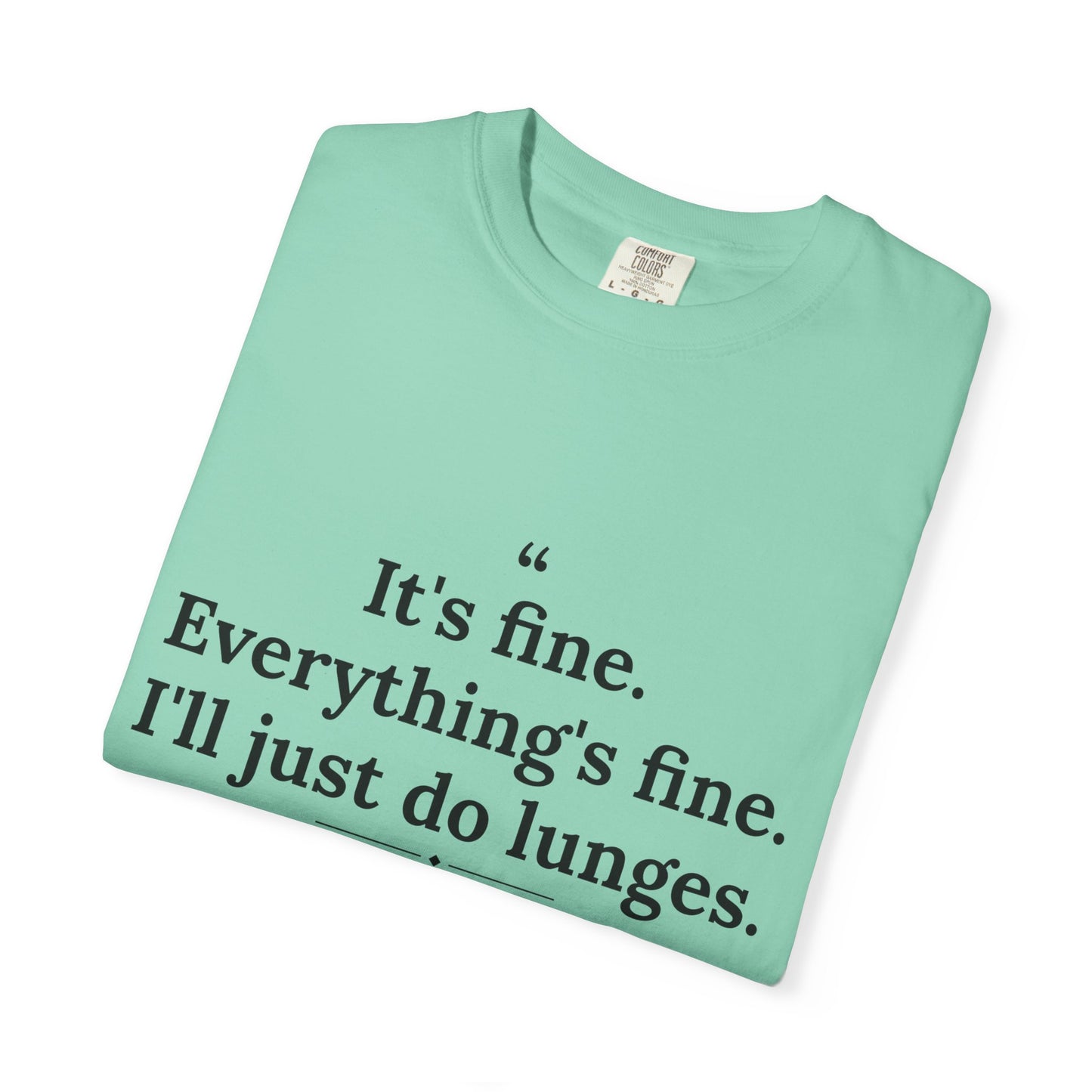 Passivitis - I'll Just Do Lunges men's tee - funny gym shirt by DoD Fitness