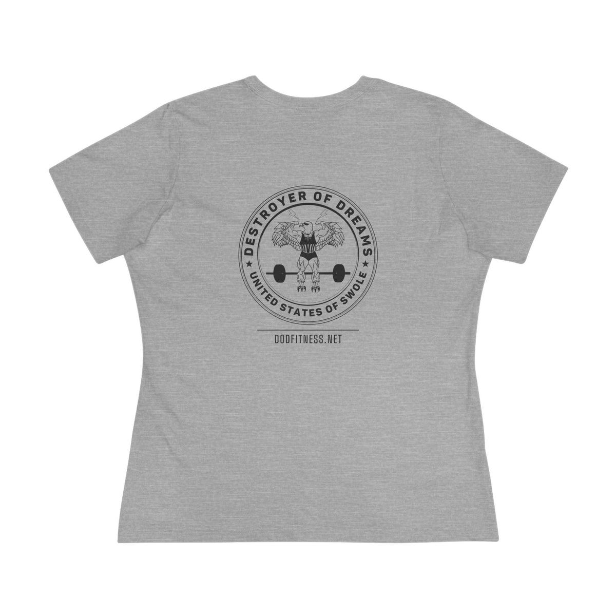Warning Label women's tee - funny gym shirt by DoD Fitness
