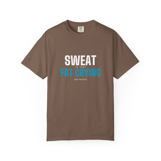 Fat Crying Frown men's tee in Espresso - funny gym shirt by DoD Fitness