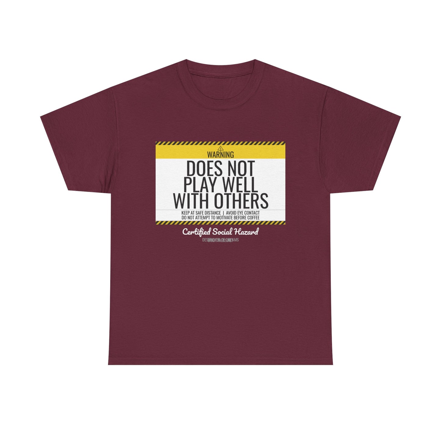 DoD Fitness - Warning Label Women's Tee