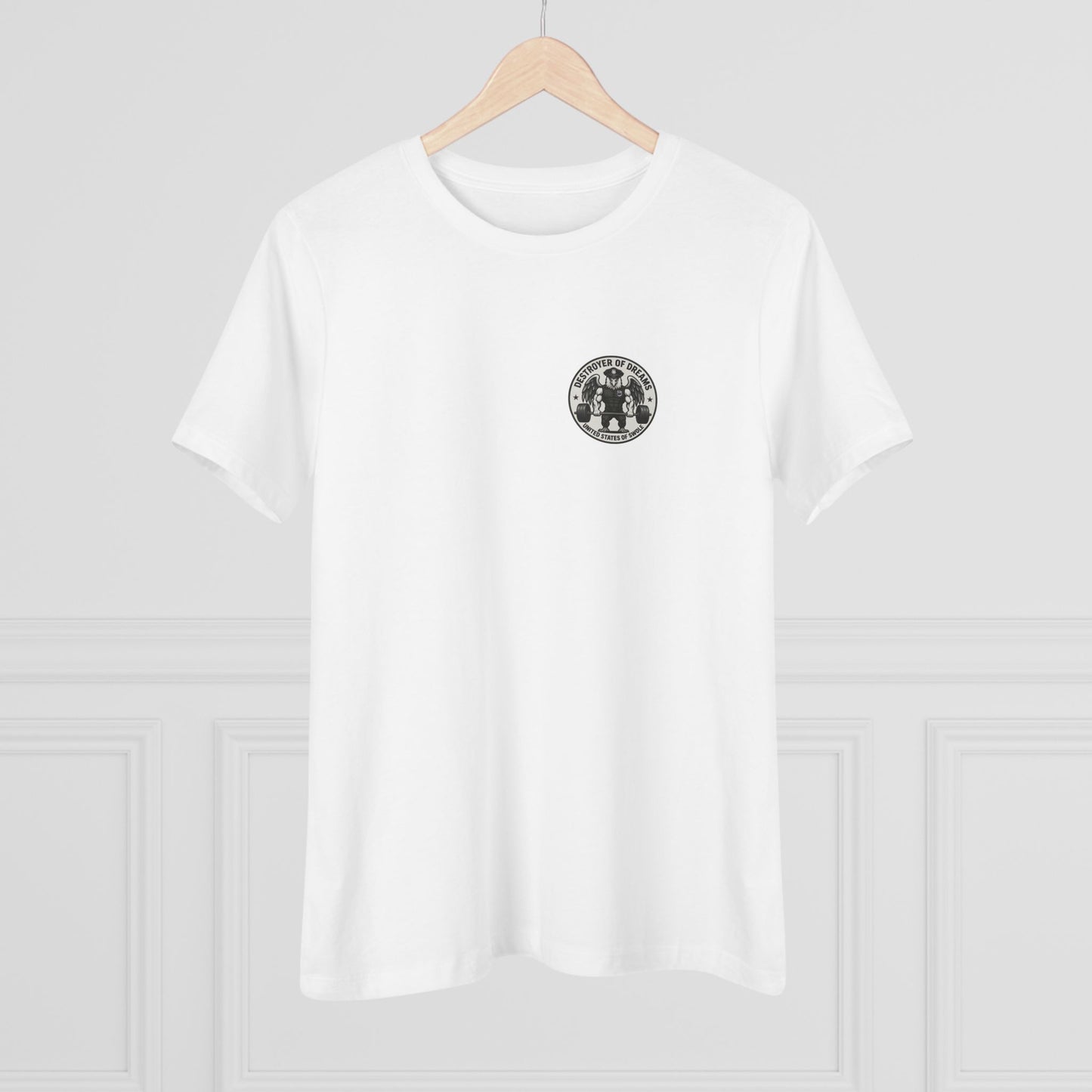 Thin Blue Line women's tee - funny gym shirt by DoD Fitness