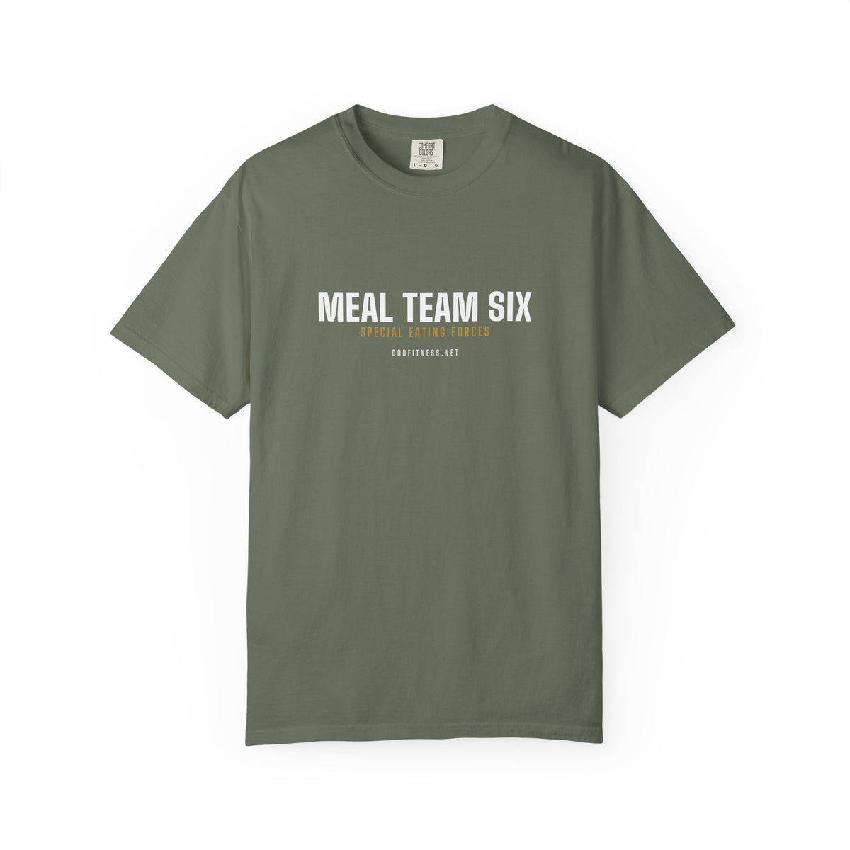 MEAL Team 6 - Special Eating Forces men's tee in Moss - funny gym shirt by DoD Fitness