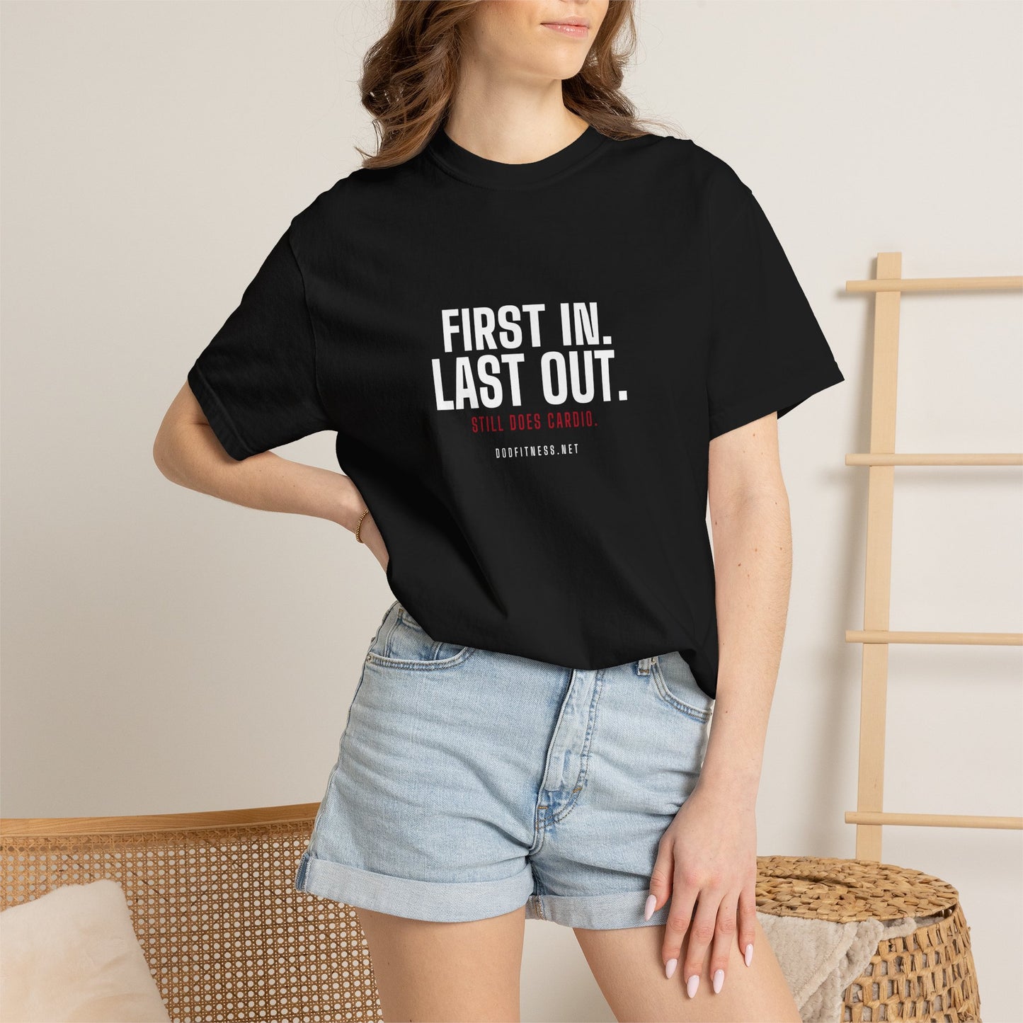 DoD Fitness - First In Last Out Men's Tee