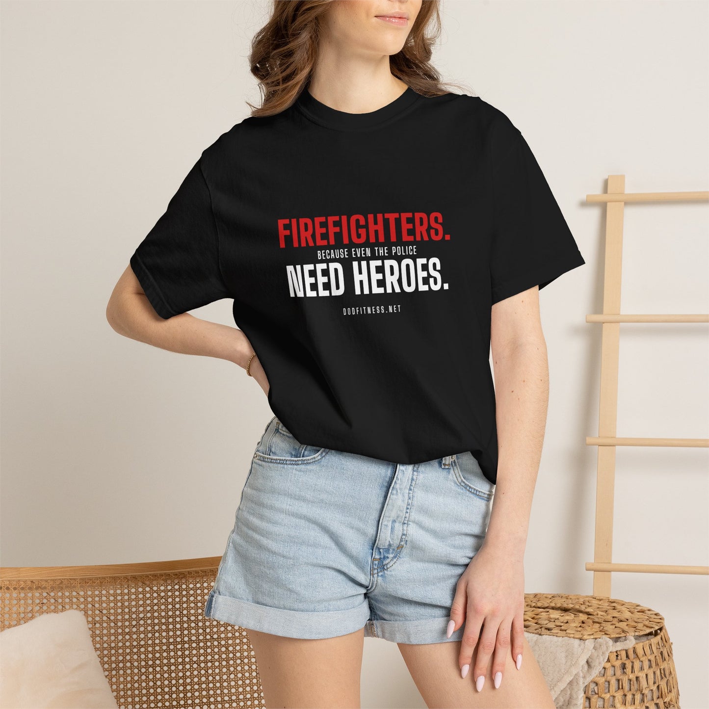 DoD Fitness - Firefighters Need Heroes Men's Tee