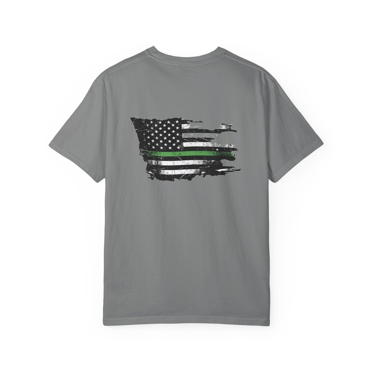 Thin Green Line men's tee - funny gym shirt by DoD Fitness