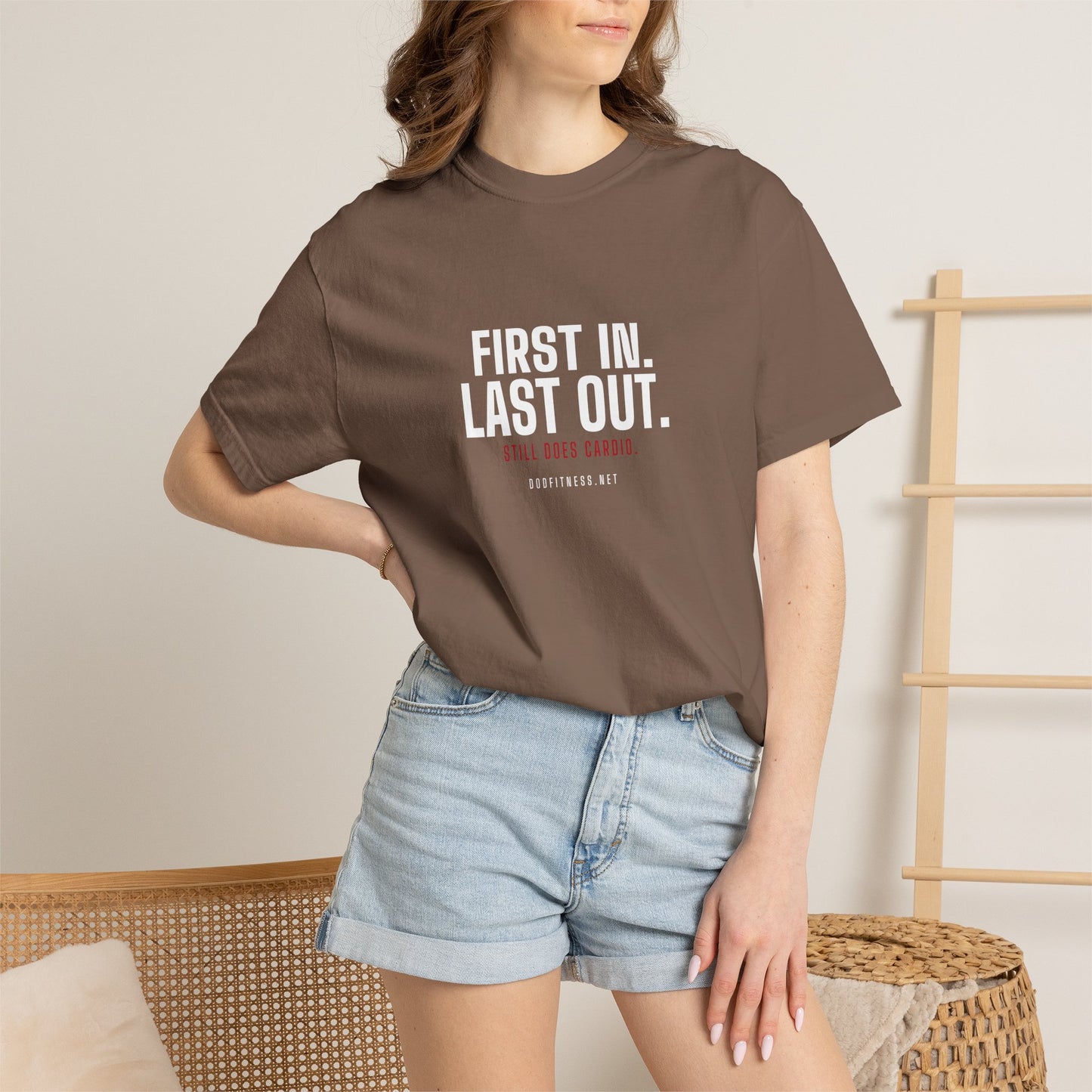 DoD Fitness - First In Last Out Men's Tee