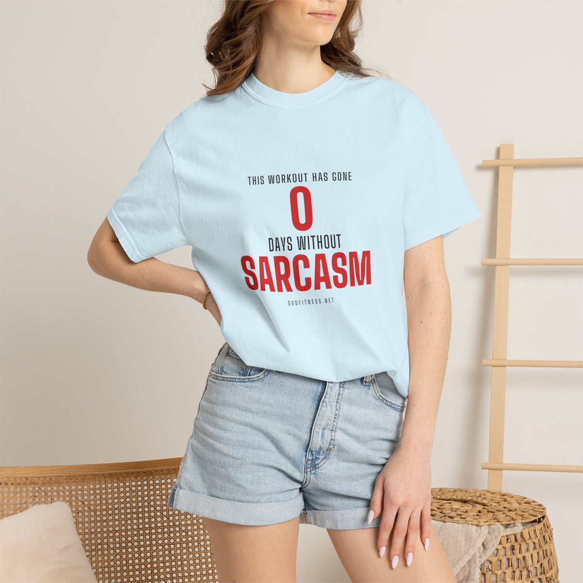 0 Days Sarcasm men's tee - funny gym shirt by DoD Fitness