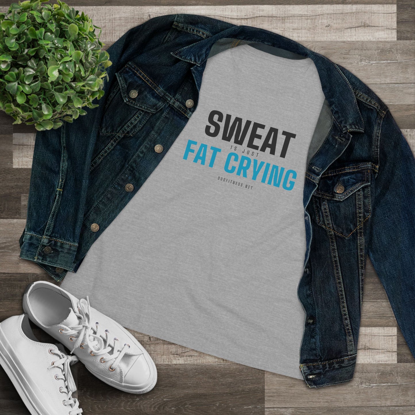 DoD Fitness - Fat Crying Frown Women's Tee