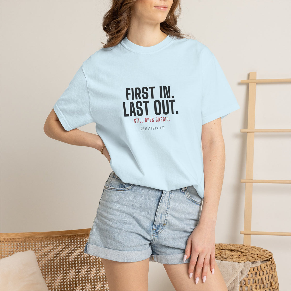 DoD Fitness - First In Last Out Men's Tee