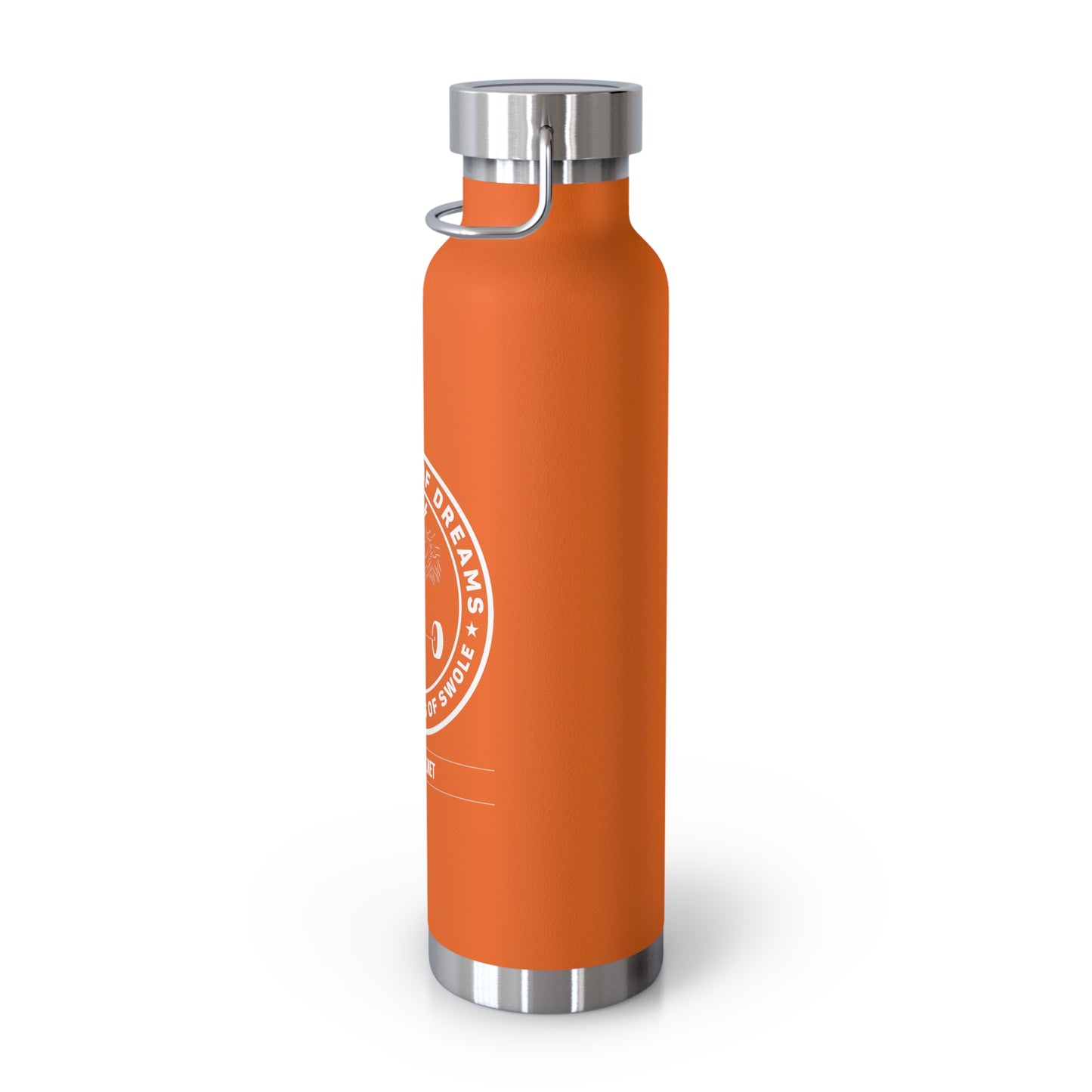 Fitness Logo Water Bottle — 22oz Copper Vacuum Insulated Sports Bottle