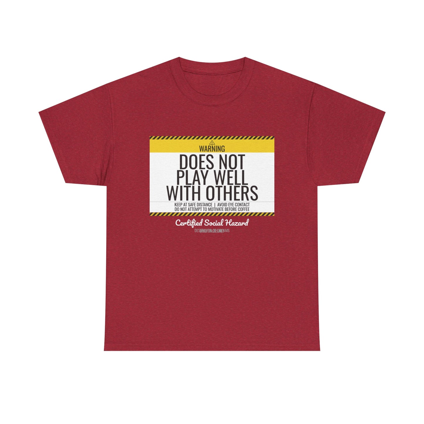 DoD Fitness - Warning Label Women's Tee