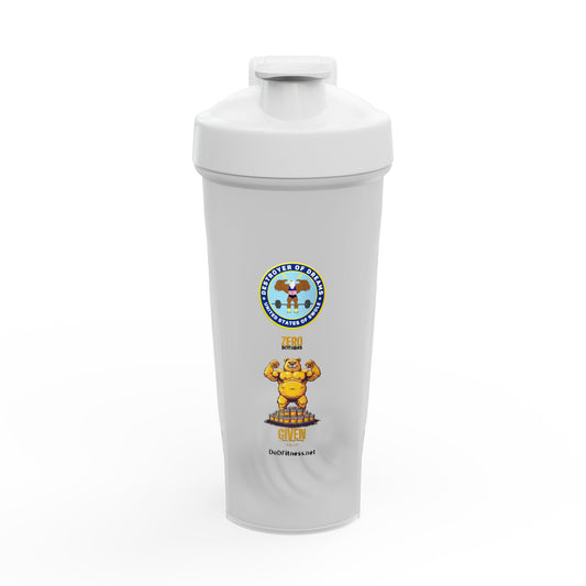 Zero Bothers Protein Shaker Bottle – Fitness Gym Blender Bottle