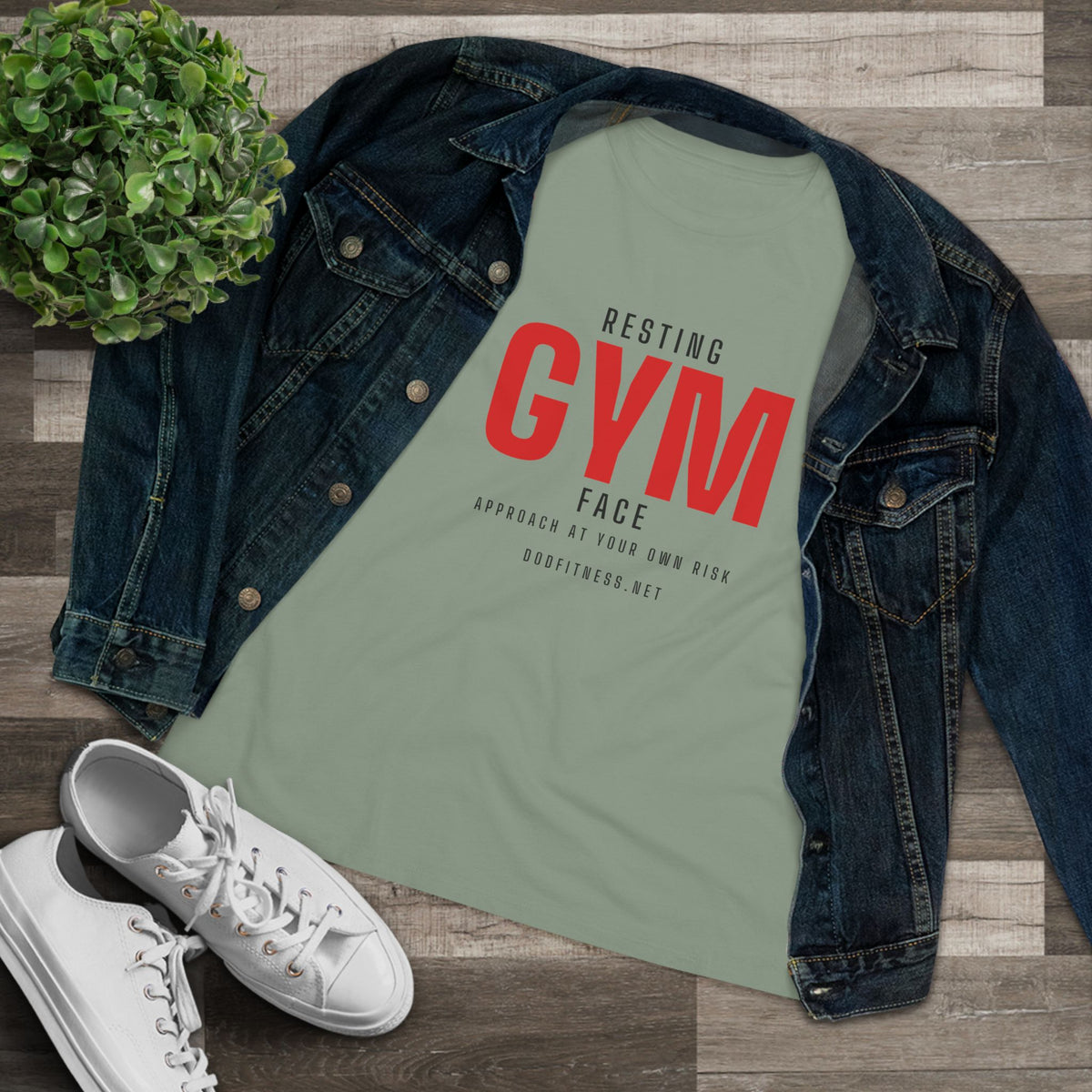 DoD Fitness - Resting Gym Face Women's Tee
