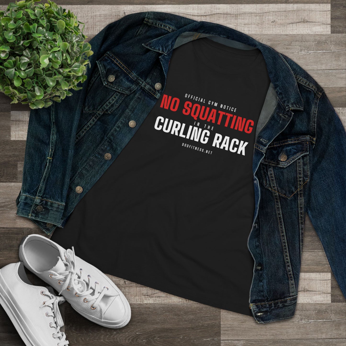 DoD Fitness - Curling Rack Women's Tee