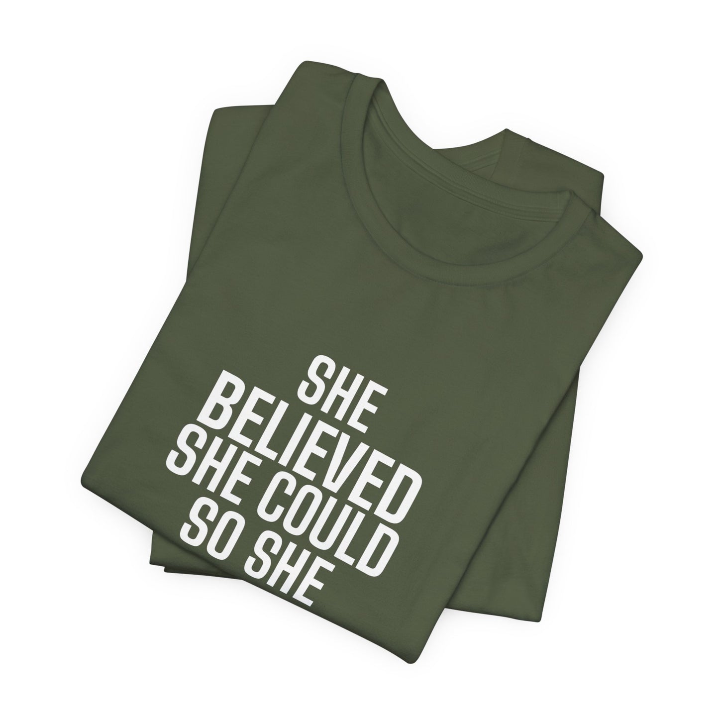 DoD Fitness - She Believed Tee