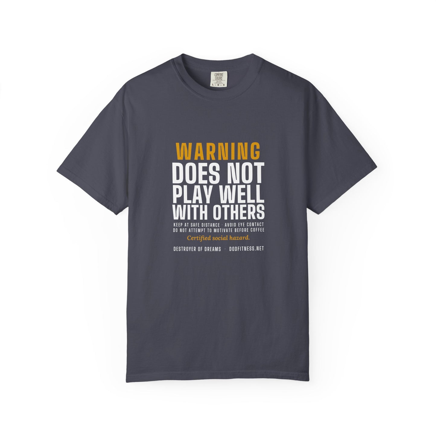 DoD Fitness - Warning Label Men's Tee