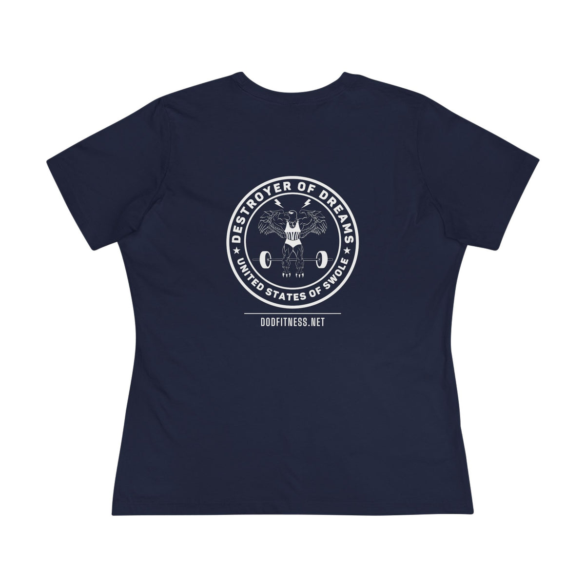 Warning Label women's tee - funny gym shirt by DoD Fitness