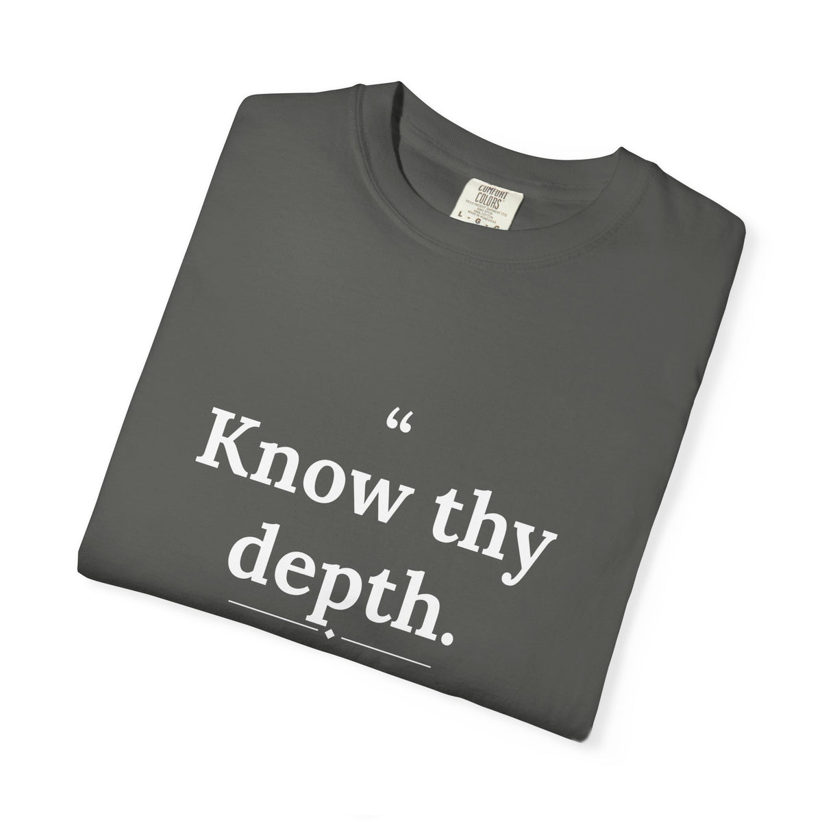 Assticles - Know Thy Depth men's tee - funny gym shirt by DoD Fitness