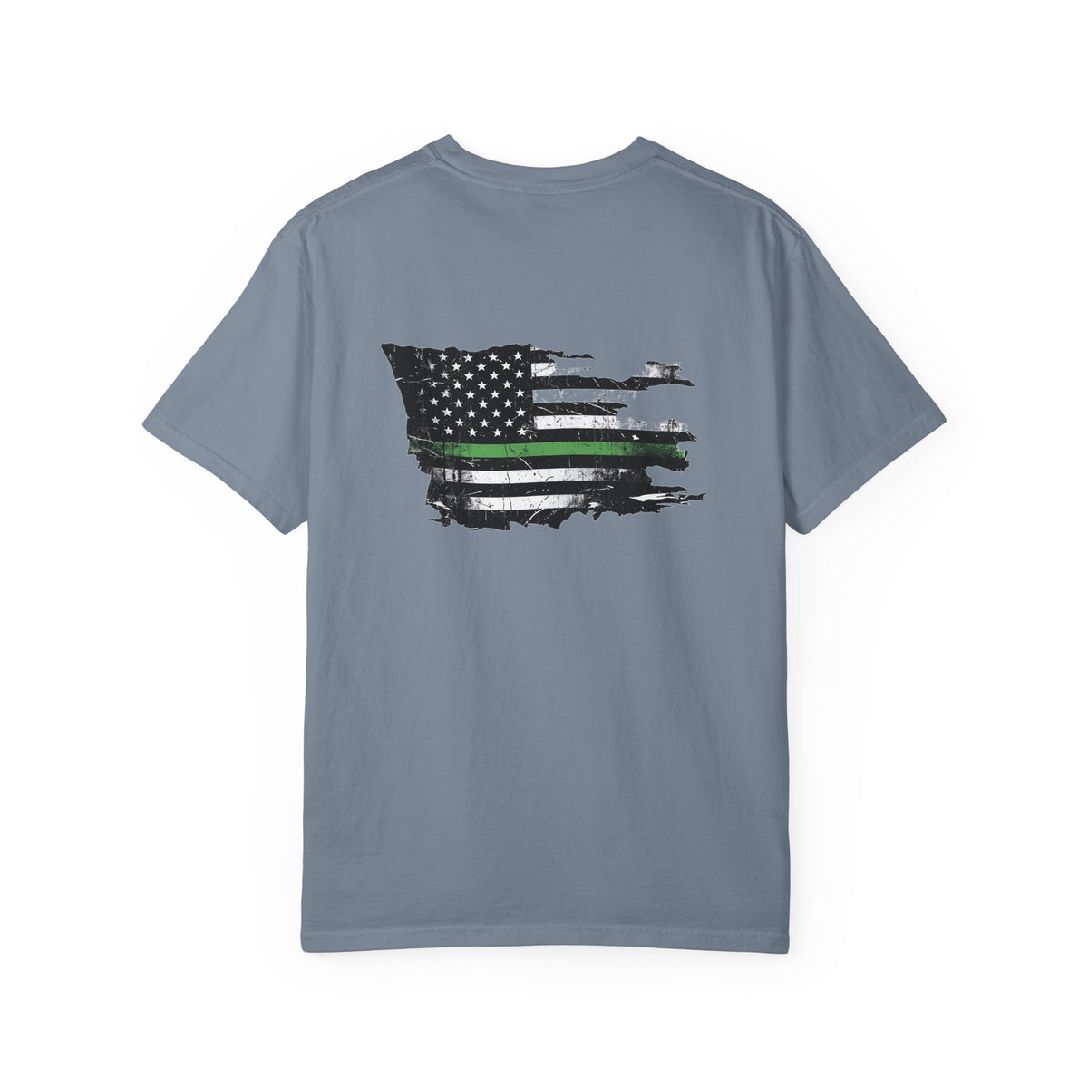 Thin Green Line men's tee - funny gym shirt by DoD Fitness