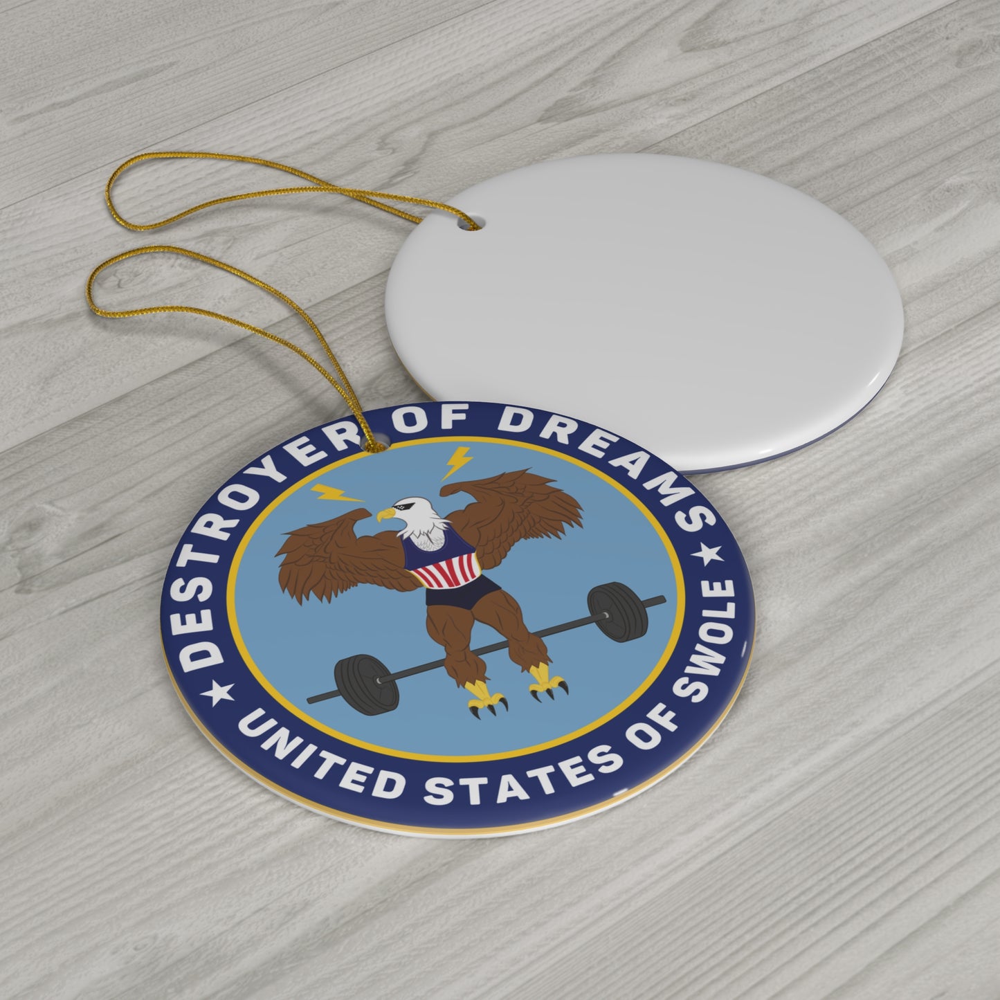 DoD Logo Ceramic Ornament, 4 Shapes