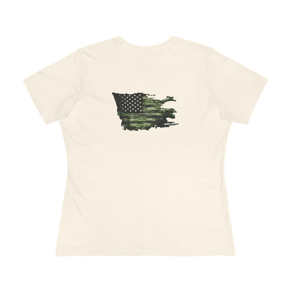 United We Serve - Military women's tee - funny gym shirt by DoD Fitness